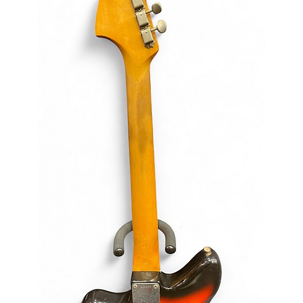 Vintage 1965 Fender Jaguar Tobacco Burst Solid Body Electric Guitar