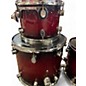 Used Pdp 7 Piece ALL-MAPLE X7 SERIES RUBY RED SPARKLE Drum Kit