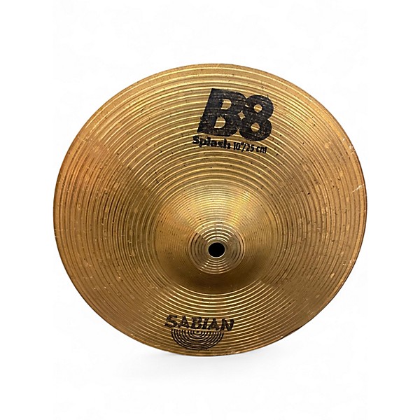 Used SABIAN 10in B8 Splash Cymbal