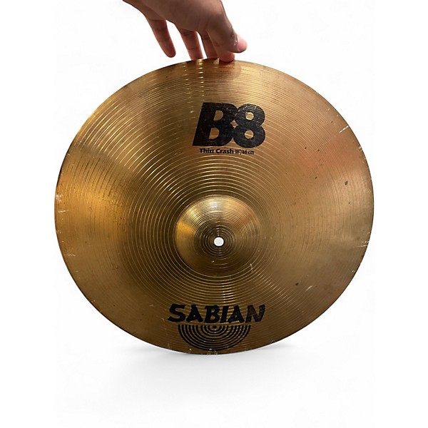 Used SABIAN 18in B8 Thin Crash Cymbal