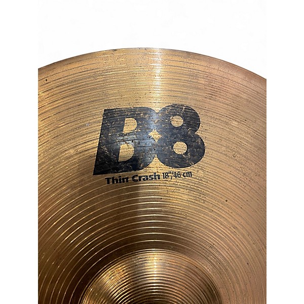 Used SABIAN 18in B8 Thin Crash Cymbal