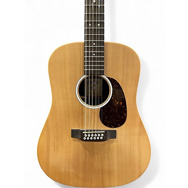 Used Martin D-X2E 12 Natural 12 String Acoustic Guitar
