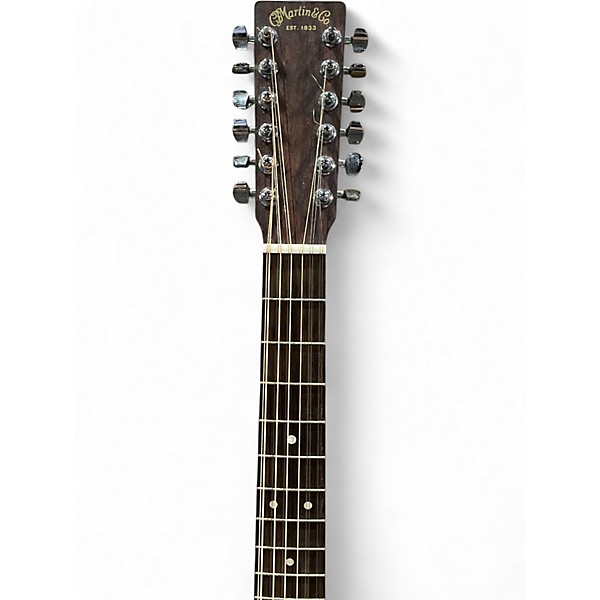 Used Martin D-X2E 12 Natural 12 String Acoustic Guitar