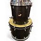 Used Ludwig 5 Piece BACKBEAT ELITE BLACK WOOD GRAIN WRAP Drum Kit
