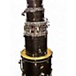 Used Ludwig 5 Piece BACKBEAT ELITE BLACK WOOD GRAIN WRAP Drum Kit