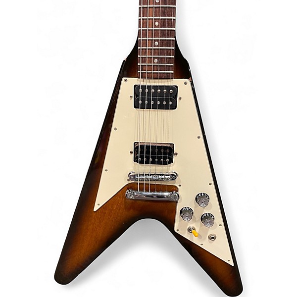 Used Gibson 1959 Reissue Flying V 2 Color Sunburst Solid Body Electric Guitar
