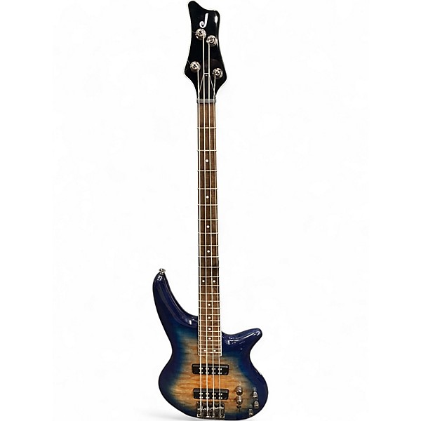 ギター Blueqs Bro Used Jackson JS3Q Amber Blue Burst Electric Bass Guitar