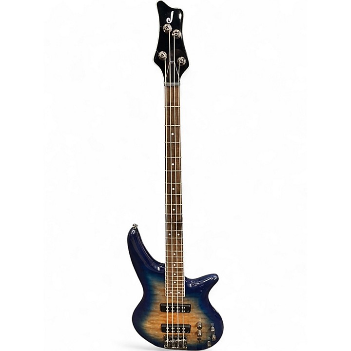 Used Jackson JS3Q Amber Blue Burst Electric Bass Guitar