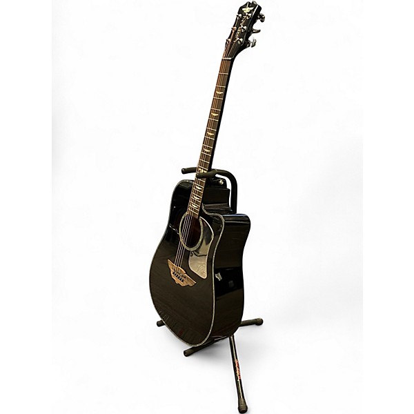 Used Keith Urban Nightstar Black Acoustic Electric Guitar
