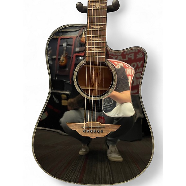 Used Keith Urban Nightstar Black Acoustic Electric Guitar