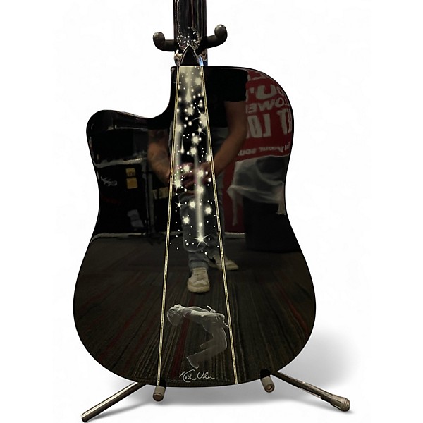 Used Keith Urban Nightstar Black Acoustic Electric Guitar