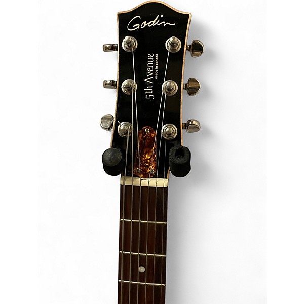 Used Godin 5th Avenue Kingpin II Natural Hollow Body Electric Guitar