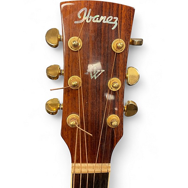 Used Ibanez AW100 Natural Acoustic Guitar Natural | Guitar