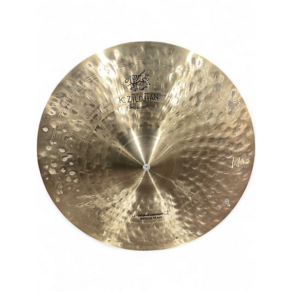 Used Zildjian 18in Vintage Orchestral Crash Pair Marching Cymbal