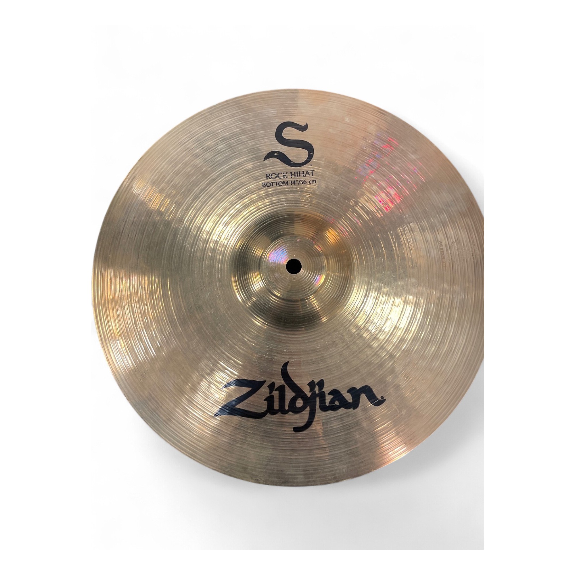 Used Zildjian 14in S Family Rock Hi-Hat Bottom Cymbal 33