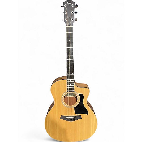 Used Taylor 114CE Natural Acoustic Electric Guitar Natural