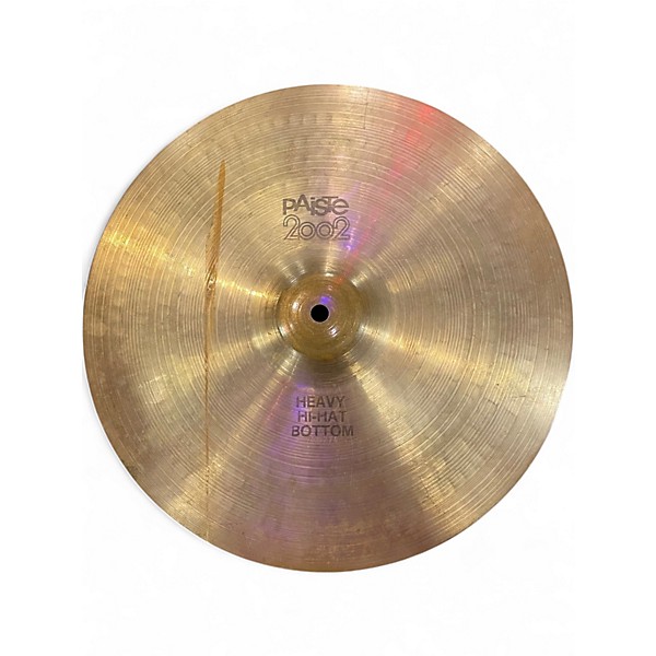 Used Paiste 14in 2002 Heavy Hi Hat Pair Cymbal 33 | Guitar
