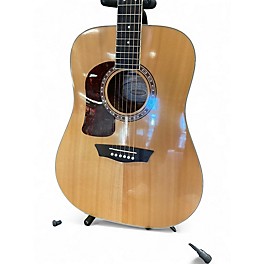 Used Washburn HD10S Left Handed Natural Acoustic Guitar