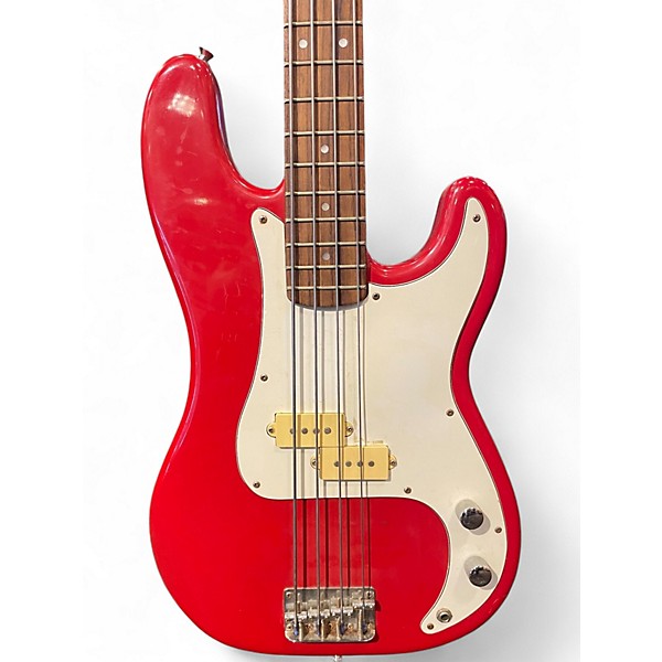Used Lotus BASS Pink Electric Bass Guitar