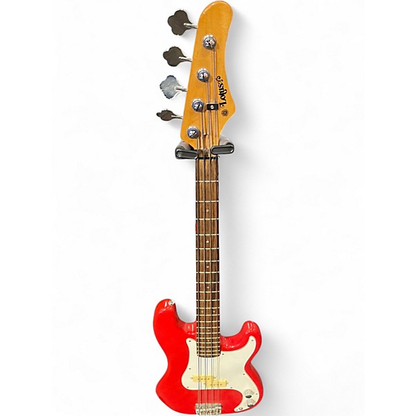Used Lotus BASS Pink Electric Bass Guitar