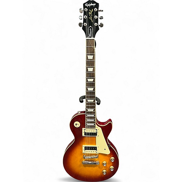 Used Epiphone Les Paul Classic Cherry Sunburst Solid Body Electric Guitar