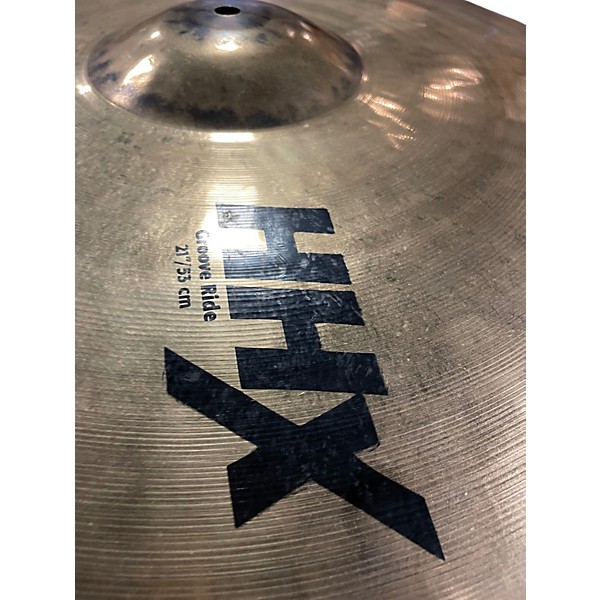 Used SABIAN 21in HHX Groove Ride Cymbal Cymbal 41 | Guitar