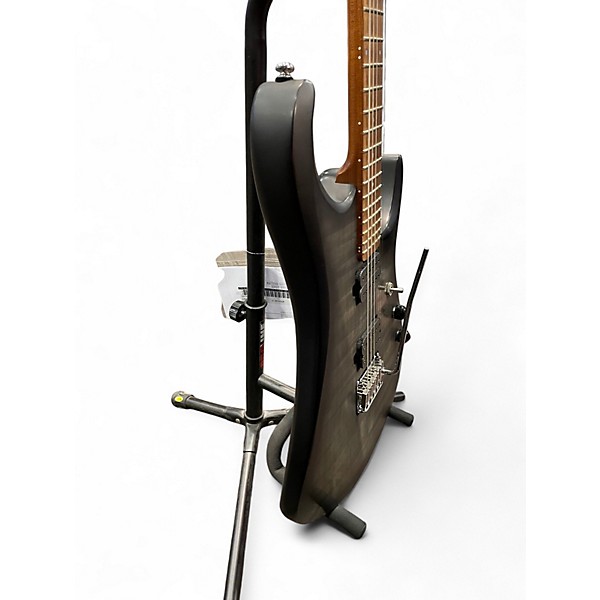 Used Sterling by Music Man JP150 TRANS BLACK SATIN Solid Body Electric Guitar