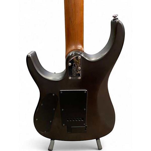 Used Sterling by Music Man JP150 TRANS BLACK SATIN Solid Body Electric Guitar