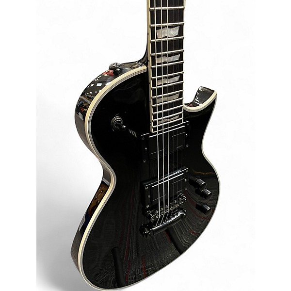 Used ESP LTD EC1000 Deluxe Black Solid Body Electric Guitar