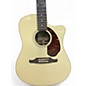 Used Fender Sonoran SCE Olympic White Acoustic Electric Guitar