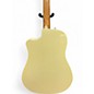 Used Fender Sonoran SCE Olympic White Acoustic Electric Guitar