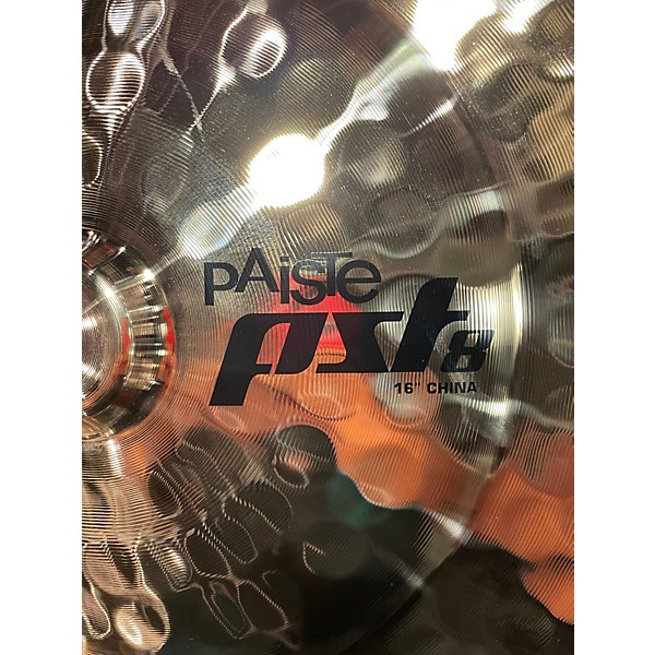 Used Paiste 16in PST8 Reflector China Cymbal