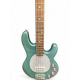 Used Sterling by Music Man R34 SPARKLE GREEN Electric Bass Guitar
