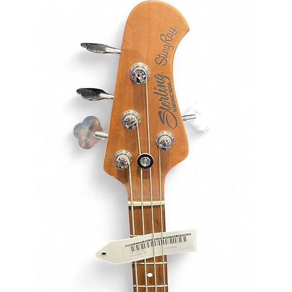 Used Sterling by Music Man R34 SPARKLE GREEN Electric Bass Guitar