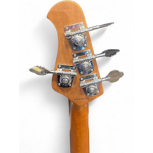 Used Sterling by Music Man R34 SPARKLE GREEN Electric Bass Guitar