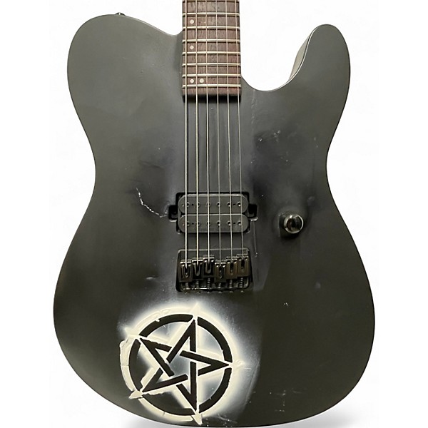 Used ESP Te201 Black Solid Body Electric Guitar