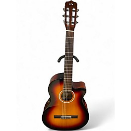 Used Cordoba fusion 5 Sunburst Classical Acoustic Electric Guitar