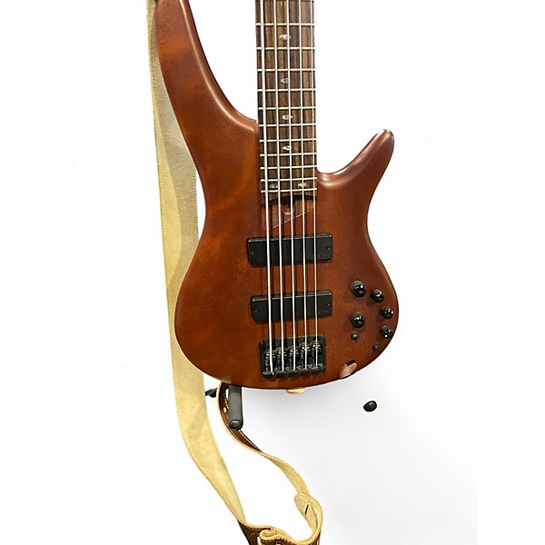 Used Ibanez SR505E 5 String Mahogany Electric Bass Guitar