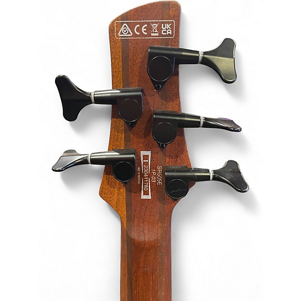 Used Ibanez SR505E 5 String Mahogany Electric Bass Guitar