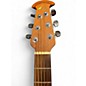 Used Ovation BALLADEER 4861 Black Acoustic Electric Guitar