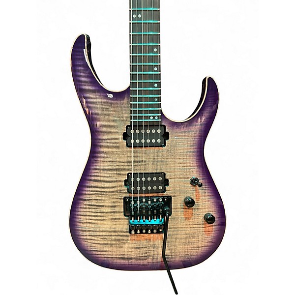 Used Schecter Guitar Research Sunset-24 6 FR VIOLET ICE Solid Body Electric Guitar