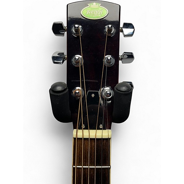 Used Regal RD45 Cherry Sunburst Acoustic Guitar