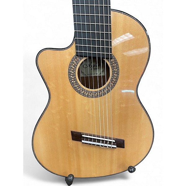 Used Agile rl eq 8 Natural Nylon String Acoustic Guitar