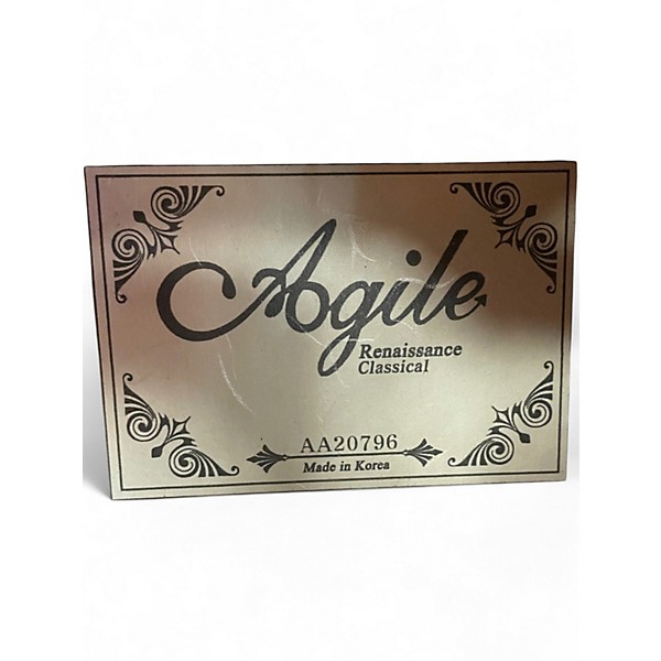 Used Agile rl eq 8 Natural Nylon String Acoustic Guitar