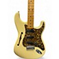 Used Fender Eric Johnson Thinline Stratocaster Vintage White Hollow Body Electric Guitar
