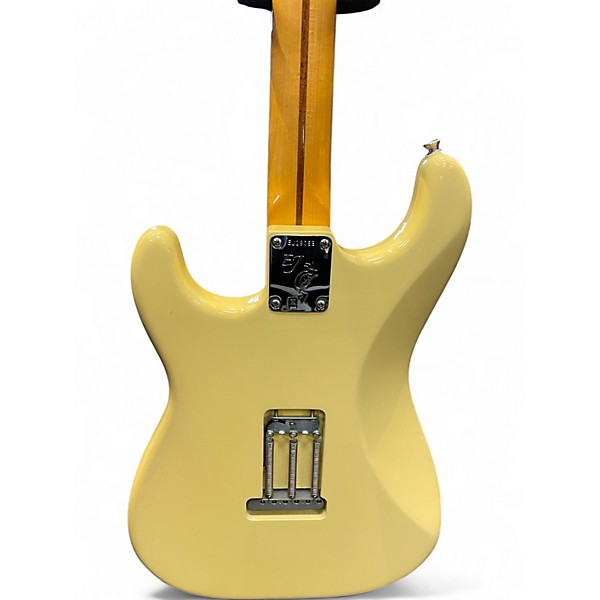 Used Fender Eric Johnson Thinline Stratocaster Vintage White Hollow Body Electric Guitar