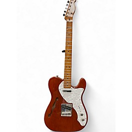 Used Squier Classic Vibe Telecaster Thinline Mahogany Hollow Body Electric Guitar