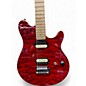 Used OLP MM1 QM Top Transparent Red Solid Body Electric Guitar thumbnail