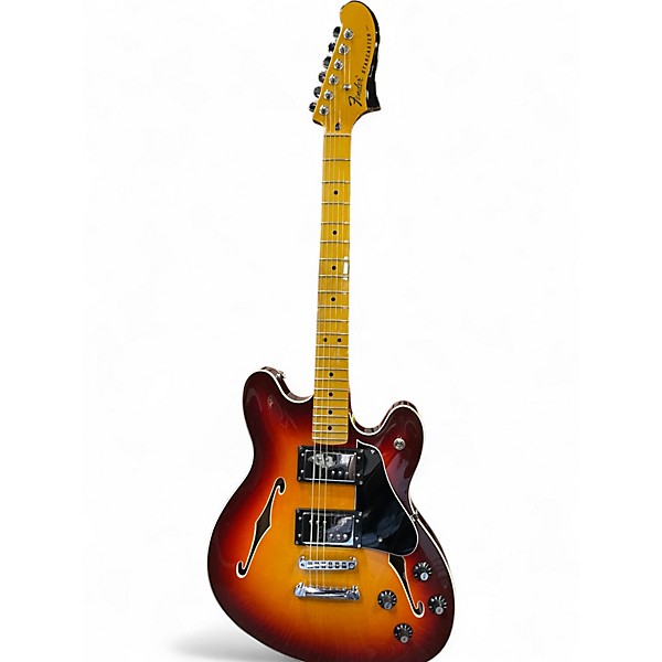 Used Fender Modern Player Starcaster Aged Cherry Burst Hollow Body Electric Guitar