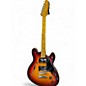 Used Fender Modern Player Starcaster Aged Cherry Burst Hollow Body Electric Guitar